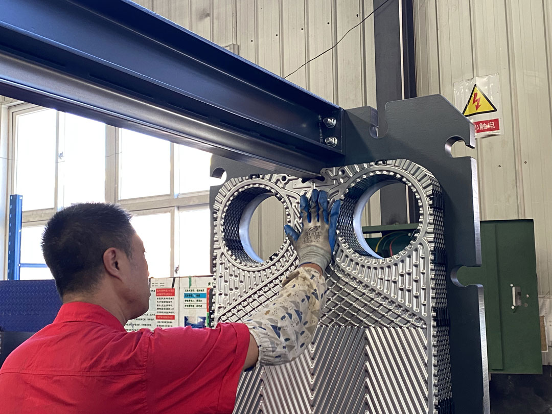 板式換熱器可以放倒安裝嗎？